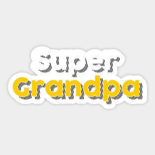 SUPERGRANDPA Sticker